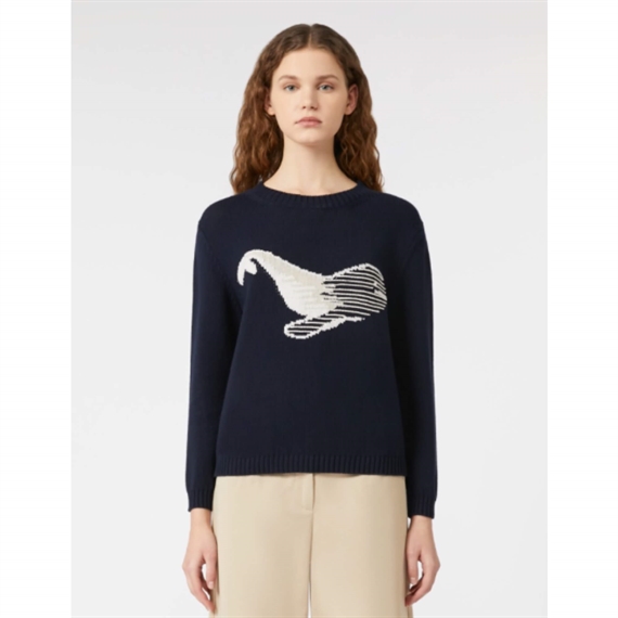 Weekend Max Mara Nespola Strik, Navy